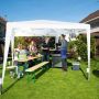 PARTYTÄLT SUNFUN GAZEBO SUMBA 3X3M VIT
