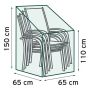 MÖBELÖVERDRAG SUNFUN STAPELSTOLAR 65X65X150CM