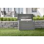 DYNBOX BIOHORT 100 46X101CM METALLIC KVARTSGRÅ