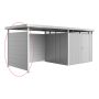 SIDOVÄGG BIOHORT TILL HIGHLINE H3 METALLIC SILVER 