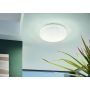 LED-PLAFOND EGLO FRANIA Ø28CM VIT/KRISTALL