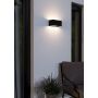 LESMO VÄGGLAMPA OD-LED-WL/4 SVART/KLAR