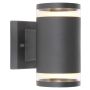 VÄGGLAMPA GLOBO ALCALA IP44 GX53 ANTRACIT 