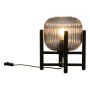 BORDSLAMPA ANETA LIGHTING VINDA 24CM SVART/RÖK