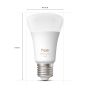 LJUSKÄLLA PHILIPS HUE WCA E27 9W 2-PACK  