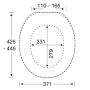 TOALETTSITS PRESSALIT BASIS UNIVERSAL SOFTCLOSE VIT 