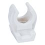 RÖRKLAMMER GELIA PLAST Ø15MM VIT 4-PACK          