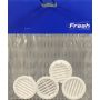 VENTILGALLER FRESH Ø50MM VIT 4-PACK