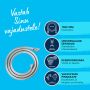 DUSCHSLANG GROHE COMFORT 1500 FLEXIBLE 1,5M KROM