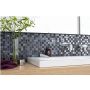 MOSAIK GLOBE MIX BLACK/GREY GLASS  PRIS PER ARK