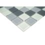 MOSAIK KRISTALL MIX GRÅ 32,7X30,2CM PRIS PER ARK