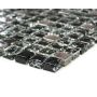 MOSAIK SQUARE CRYSTAL MIX BLACK/SILVER XIC 1,5X,1,5CM PRIS PER ARK