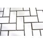MOSAIK WELSCHEIT HERRINGBONE VIT BLANK 30X30CM PRIS PER ARK