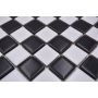 MOSAIK WELSCHEIT CLASSIC BLACK/WHITE KERAMIK 32,6X30CM PRIS PER ARK                 