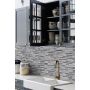 MOSAIK MODERN AVANTGARDE ALUMINIUM/BLACK PRIS PER ARK