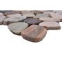 MOSAIK PEBBLE STONE KIESEL MIX GRÅ PRIS PER ARK