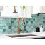 MOSAIK PLANET SQUARE MIX GREEN GLASS PRIS PER ARK