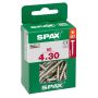 UNIVERSALSKRUV SPAX T-STAR PLUS WIROX 4CUT 4X30MM 60ST/FRP