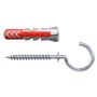 UNIVERSALPLUGG FISCHER DUOPOWER MED KROK 8X40MM 4ST/FRP