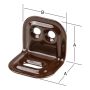 VINKELBESLAG VORMANN 3F-DESIGN 25X30MM BRUN