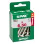 UNIVERSALSKRUV SPAX T-STAR PLUS WIROX 4CUT 6X50MM 16ST/FRP