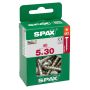 UNIVERSALSKRUV SPAX T-STAR PLUS WIROX 4CUT 5X30MM 40ST/FRP