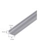 VINKELPROFIL GAH ALBERTS ROSTFRITT STÅL 1000X25X15MM 