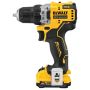 SKRUVDRAGARE DEWALT DCD701D2-QW 12V 2X2.0AH