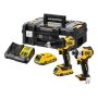 VERKTYGSPAKET DEWALT DCK2062D2T-QW 2ST 18V 2X2.0AH                            