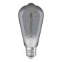 LJUSKÄLLA OSRAM LED EDISON SMOKE 1800K E27 3,4W