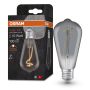 LJUSKÄLLA OSRAM LED EDISON SMOKE 1800K E27 3,4W