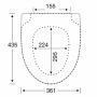 TOALETTSITS PRESSALIT SIGN/SPIRA S0192 SVART 