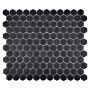 MOSAIK UNI BLACK 26X30CM PRIS PER ARK