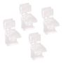 CLIPS ELFA TILL HYLLA TRANSPARENT 4-PACK