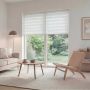 RULLGARDIN DEBEL TOUCH DUO 120X175CM VIT