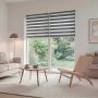 RULLGARDIN DEBEL TOUCH DUO 90X210CM ANTRACIT