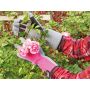 TRÄDGÅRDSHANDSKE GARDOL ROSA MED LÅNGT SKAFT STRL 8