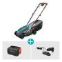 GRÄSKLIPPARE GARDENA POWERFORALL POWERMAX 32/18V 1X4,0AH 