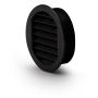VENTILGALLER FRESH D50 SVART Ø50 MM 4ST