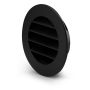 VENTILGALLER FRESH UTVÄNDIG RUND DIM 140 SVART