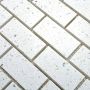 MOSAIK WELSCHEIT QUARTZ ARTIFICIAL BRICK VIT 30X32CM PRIS PER ARK
