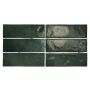 KAKEL TENFORS CREATIVA 6,5X20CM MOSS GREEN BLANK 0,5M²/KRT