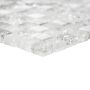 MOSAIK SQUARE CRYSTAL/STONE MIX VIT 1,5X1,5CM PRIS PER ARK