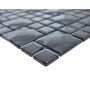 MOSAIK SQUARE 3D BLACK 30X30CM PRIS PER ARK
