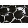 MOSAIK HEXAGON SVART BLANK 5,1X5,9CM PRIS PER ARK