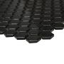 MOSAIK HEXAGON SVART BLANK 2,3X2,3CM PRIS PER ARK