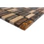 MOSAIK KRISTALL/STEN/GULD PRIS PER ARK