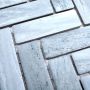 MOSAIK STONE HERRINGBONE GREY PRIS PER ARK