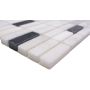 MOSAIK WELSCHEIT KOLONI BLACK/ WHITE 30,5X30,5CM PRIS PER ARK                          