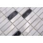 MOSAIK WELSCHEIT KOLONI BLACK/ WHITE 30,5X30,5CM PRIS PER ARK                          